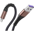 thumbnail image 2 of Apple MFi Certified 2-Pack Lightning Charging Cables for iPhone and iPad (1ft, Brown) - Fast Charging Compatible with iPhone, iPad Mini/Air, 2 of 16