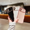 thumbnail image 4 of Compatible with iPhone 14 Case for Girls Women,Cute Curly Wavy Grip Design with Love Heart Pattern Case Plating Edge Full Camera Protection Soft Shockproof Phone Case for iPhone 14-Pink, 4 of 11