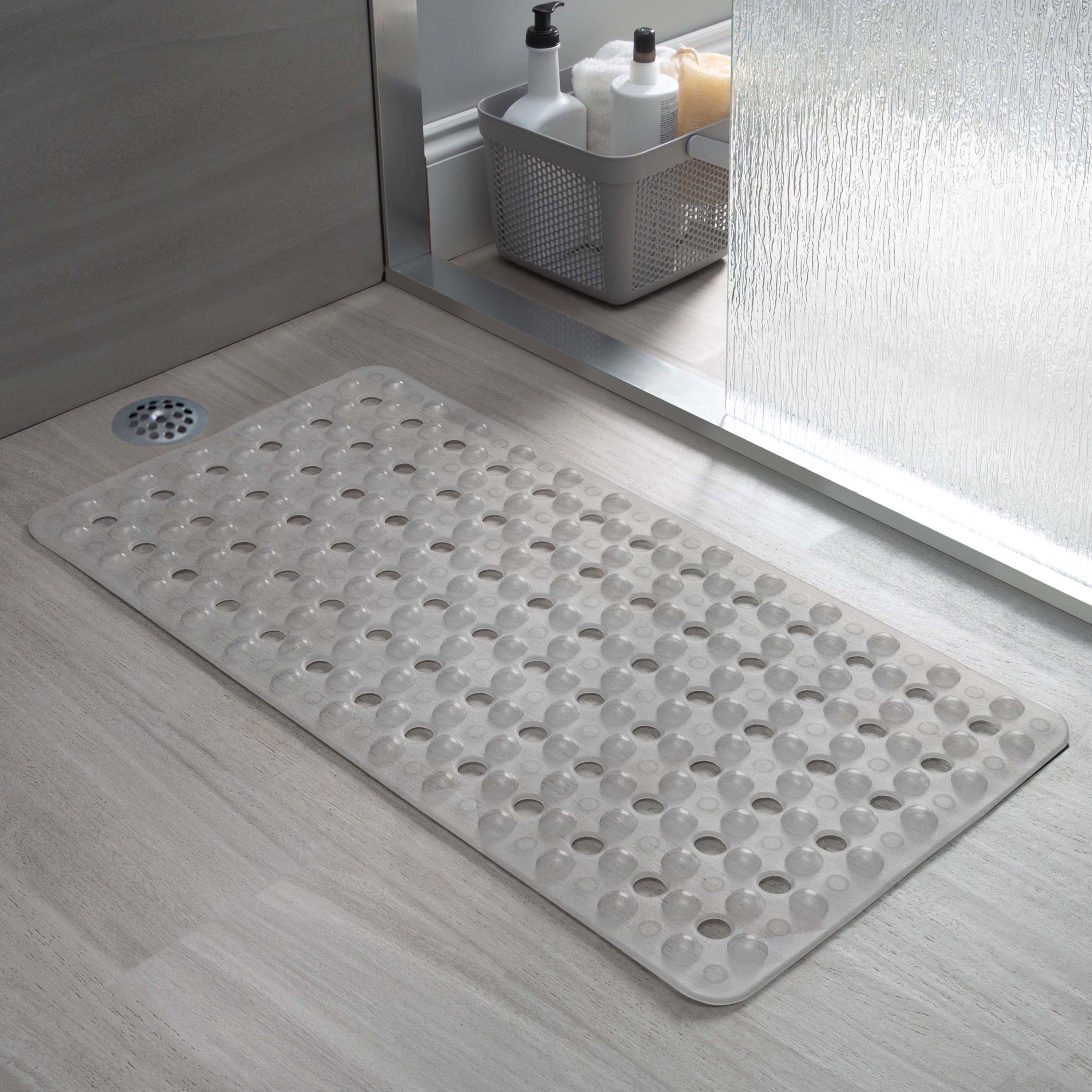 Bath Bliss Clear Bubble Textured Bathmat