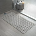 thumbnail image 3 of Bath Bliss Clear Bubble Textured Bathmat, 3 of 4