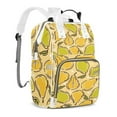 thumbnail image 2 of Abstract Pears Diaper Backpack – Large Capacity, Insulated Baby Bottle Pocket, Multifunctional Mommy Bag for Boys & Girls, 2 of 8