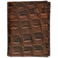 thumbnail image 4 of Alligator Print Cowhide Leather Trifold Wallet with ID Window & Credit Card Slots 71107 CR (C), 4 of 5