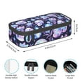 thumbnail image 4 of Sigee Skull crystal flower for Large Capacity Pencil Case, Pencil Pouch, Pencil Bag, Marker Pen Case for Women and Men, 4 of 5