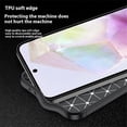 thumbnail image 5 of For Samsung Galaxy A36 5G Case Carbon Fiber Texture TPU Phone Cover Heat Dissipation, 5 of 5