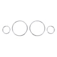 thumbnail image 4 of 4PCS Chrome Dashboard Gauge Ring Bezel Set For BMW E38 E39 E53, 4 of 11