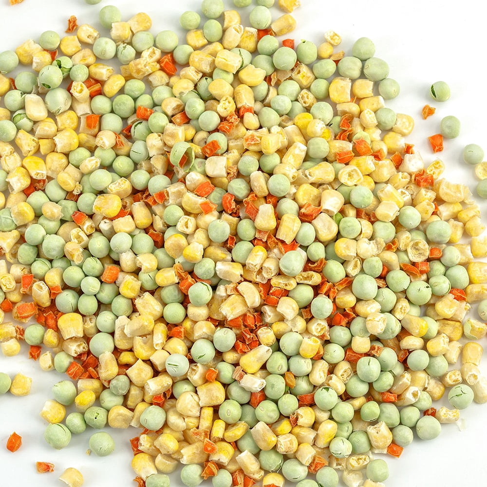 Freeze Dried Classic Vegetable Mix Corn Peas Carrot 25 Year Shelf Life 6 Oz Can
