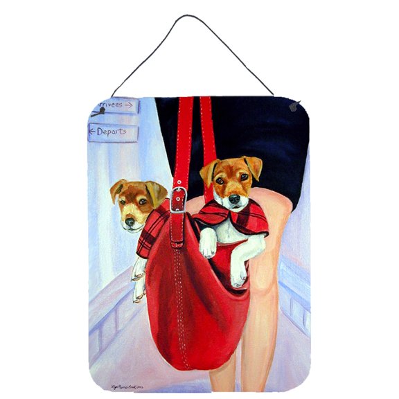 Carolines Treasures 7251DS1216 Jack Russell Terrier Wall or Door Hanging Prints 12x16 multicolor