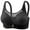 Black, variant on T-Shirt Bras for Women Push Up Comfy Support Bra for Work Solid Color Wireless Bra, 44B, Purple