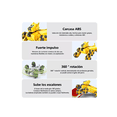 thumbnail image 2 of Perro De Juguete Inteligente De Control Remoto Yellow Eight-Wheel Stunt Mechanical D, 2 of 5