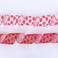 thumbnail image 4 of Harlier Spring Ladybug Ribbons Wired for Wreath Bows Wrapping Gifts, Red Polka Dot Ribbon for Gift Wrapping Birthday Party Decoration DIY Crafts, 2.5" x 16.4' Red Lady Bug Wired Edge Ribbon, 4 of 8