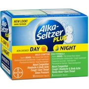 Alka Seltzer Day and Night Cold Effervescent , 20 CT (Pack of 6)