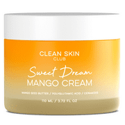 Clean Skin Club Night Moisturizer, Peptides + Creamides + Polyglutamic Acid, Mango Seed Butter