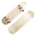 thumbnail image 1 of Cubierta de madera para monopatín, monopatín DIY para niños, cubierta de madera para patines, cubierta de Longboard en sin pintar, cubierta de 72cm con rueda, 1 of 8