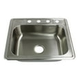 thumbnail image 4 of Transolid K-Stsb25226-3 Select 25" Drop In Single Basin Stainless Steel Kitchen Sink -, 4 of 5