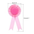 thumbnail image 2 of Unique Bargains Blank Award Ribbon, Ribbon Honorable Prize Recognition Ribbon, Pink 6Pcs, 2 of 5
