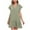 Green, variant on gakvbuo Summer Dresses For Women 2024 Vacation Trendy Beach Dresses Fashion Women Summer Casual V-Neck Solid Short Sleeve Dress