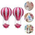 thumbnail image 4 of Miangastore 2Ensemble Ballons Ronds Rouges Décoration de Montgolfière pour Fête d'Enfants Anniversaire Célébration, 4 of 8