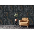 thumbnail image 3 of MuralsPrint Hawaiian style Fashion Leaves , Removable Wallpaper - 10'ft H x 24''inch W, 3 of 4