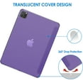 thumbnail image 3 of Supershield Étui iPad Pro 11 Mince avec Support, Étui Arrière Rigide, Couverture Intelligente pour iPad Pro 11 Pouces 4e Génération 2022 / 3e Génération 2021 / 2e Gén. 2020 - Violet, 3 of 5