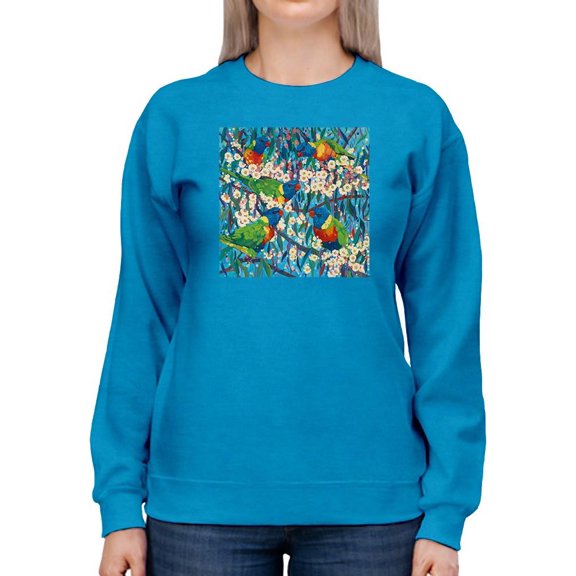 Artshine Good Times Sweatshirt Women -Mellissa Read Devine Designs, Female Large