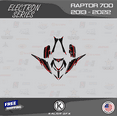 thumbnail image 4 of Kalair GFX Graphics Kit for Yamaha ATV RAPTOR 700 (2013-2022) Electron Series, 4 of 5
