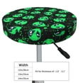 thumbnail image 4 of Uemuo Green Monster Pattern Round Bar Stool Seat Covers Washable Stool Cushion Slipcover Elastic Bar Chair Covers-12 inch, 4 of 7