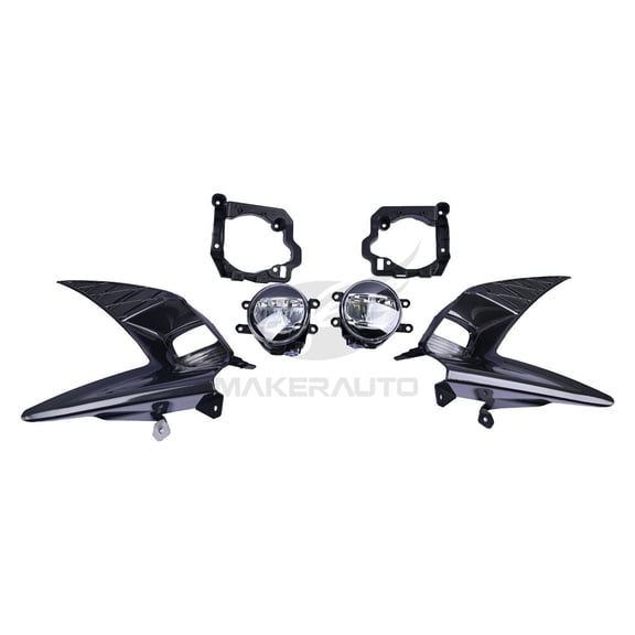 For Lexus GS 2016-2020 F Sport LED Fog Light Bumper Lamp Mount Bezel