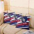 thumbnail image 4 of Football Throw Pillow Cover 16x16 Inch,Blue Red Geometric Pillow Cover for Football Lover Bed Sofa,Ball Game Decorative Pillow Cover,Teamwork Sports Themed Cushion Cover, 4 of 6