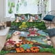 thumbnail image 2 of Es un Mundo Grande y Ancho Conjunto de sábanas temático, trío de piezas, cómodo y amigable con la piel, diseño único, regalo de decoración para el hogar para familiares, amigos y fans, 90 cm * 190 cm, 2 of 6