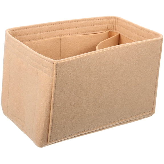 KALLORY Felt Purse Organizer Insert, Handbag Storage Bag for Travel, Work, Daily Use, Fits Multiple Handbags and Totes