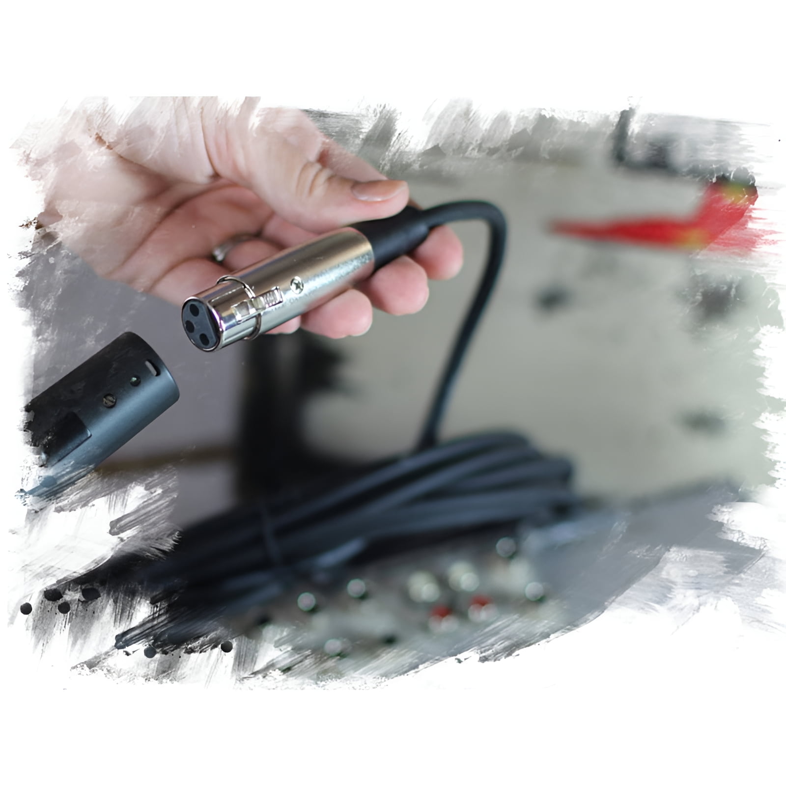 Fat Toad XLR Microphone Cables 20ft 4 PACK - DJ Pro Audio Studio Mic Cord Wire