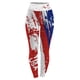 thumbnail image 1 of Pantalones largos de yoga para mujeres y niñas, mallas ajustadas con estampado del Día de la Independencia, mallas elásticas de cintura alta, pantalones de Yoga GERsome  GERS88, 1 of 3