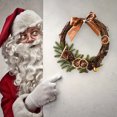 thumbnail image 7 of Jienlioq Christmas Clearance 12 Inch Round Rattan Christmas Wreath for Front Door Decor, Rustic Window Hanging Holiday Decoration, Boho Farmhouse Wall Ornament Indoor Outdoor, 7 of 7