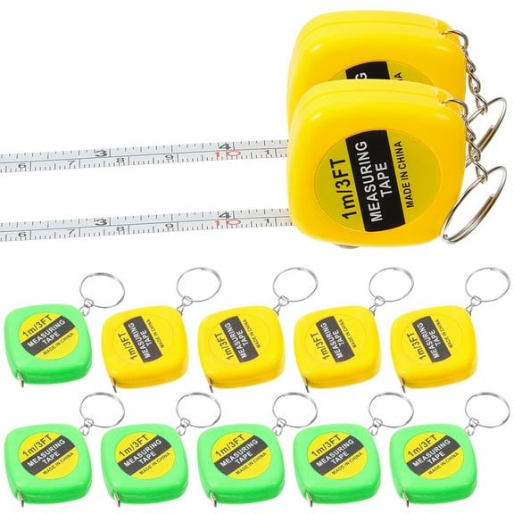 Masteelf 12-Pack Mini Measuring Tape Set for Kids Toddlers and Fathers Day Toy Tools