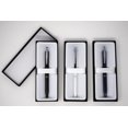 thumbnail image 3 of Zebra Pen SARASA Grand Retractable Gel Pen Gift Set, White/Black/Navy Brass Barrel, .7mm Medium Point, Rapid Dry Black Ink, Ideal for the Left Handed, 3 of 6
