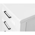 thumbnail image 6 of Modern Wood Hutch With Doors and Desk Storage Fully Assembled White, 6 of 16