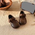 thumbnail image 4 of Girls Soft Sole Princess Shoes for Girls, Mary Jane Style Leather Shoes for Spring Summer, 4 of 8