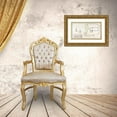 thumbnail image 3 of Workshop of Balthasar Neumann 24x17 Gold Ornate Framed and Double Matted Museum Art Print Titled - Design for the Parish Church of Merkershausen (1738), 3 of 4