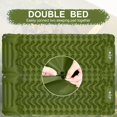 thumbnail image 2 of MOXILS Colchoneta para dormir, colchoneta inflable ultraligera para acampar, bomba incorporada, lo último para acampar, senderismo, Airpad, bolsa de transporte, kit de reparación, colchón de aire comp, 2 of 5