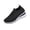 Black, variant on Sneakers with Sparkling Rhinestones Mesh Slip-On Wedge Platform Sneakers Sparkly Dressy Shoes