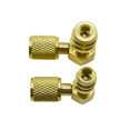 thumbnail image 4 of 2PCS A/C Charging Adapter Converts R12 Port to Accept R134a Quick Disconnect Retrofit Connector 90 Degree, 4 of 6