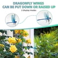 thumbnail image 5 of 8Pcs Artificial Dragonfly Pole Clips for Outdoors 3D Dragonfly Decor Gardening, 3D Dragonfly Garden, 5 of 5