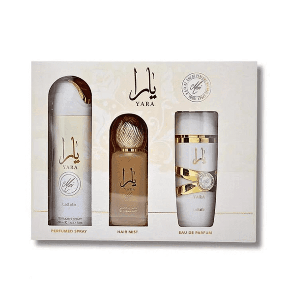 Set de Perfumes Lattafa Yara Moi 3 Piezas para Dama
