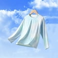 thumbnail image 6 of Girls Tie Dye Long Sleeve Sun Protection Shirt Quick Dry Breathable UPF 50+ Outdoor Active Blue,Size 14-15 T, 6 of 6