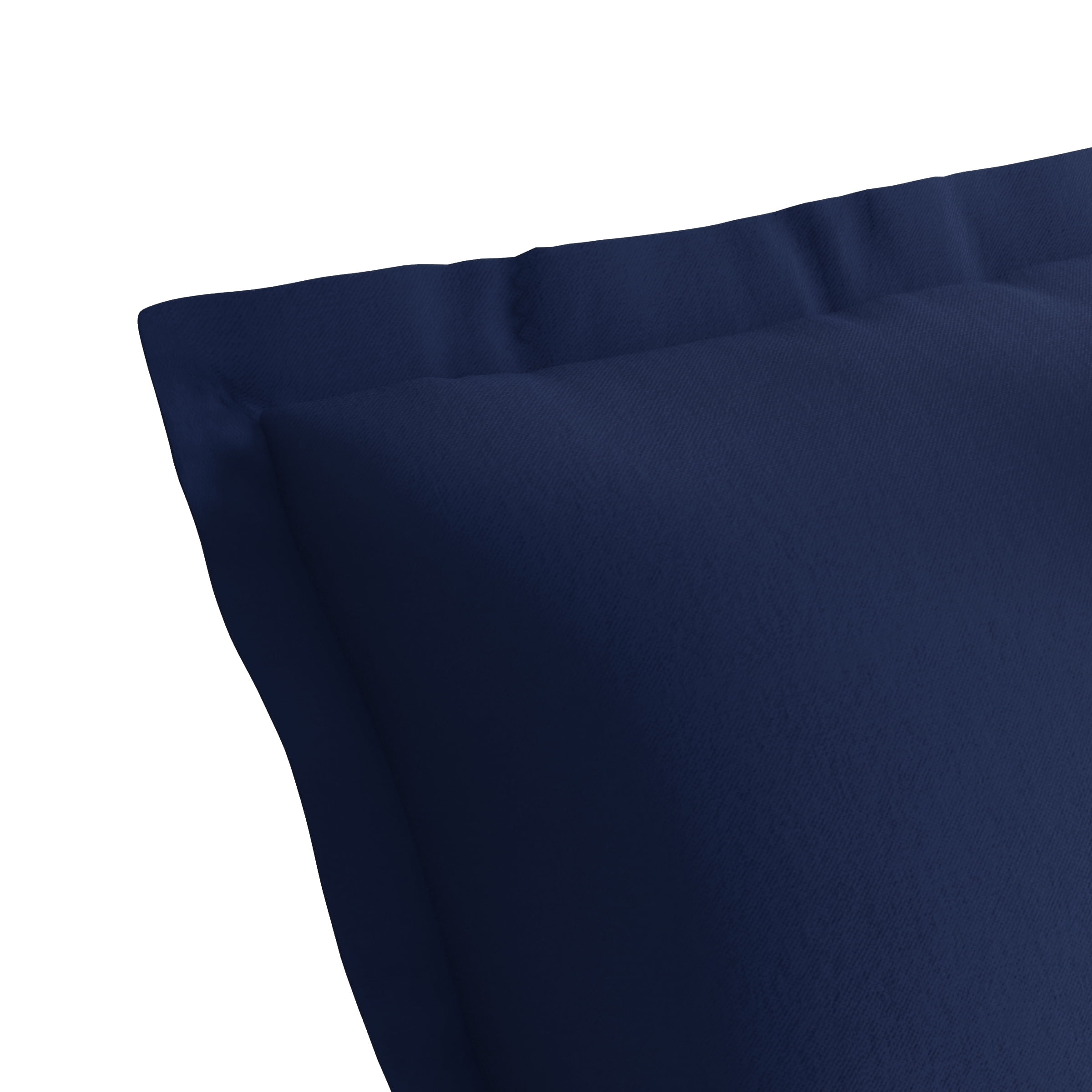 Bed Maker's Tailored Pillow Sham 2-Pack, Standard, Navy