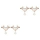 thumbnail image 4 of Jumpingount Anillos para pezones, Piercings falsos a la moda, cómodos, duraderos, resistentes, joyería decorativa, joyas pedantes para vestirse Oro rosa 2piezas, 4 of 6