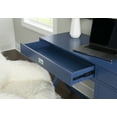 thumbnail image 6 of Linon Peggy 3-Drawer Computer Desk with File Cabinet, 48" W x 18" D, Navy Finish, 6 of 30