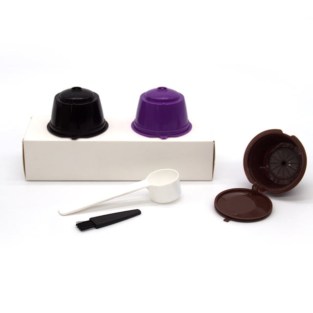 Cápsulas de café, tazas, filtros de café, reutilizables, prácticas y prácticas, juego de 3 cajas