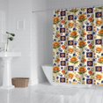 thumbnail image 2 of Pioneer Flower Floral Print Pattern Shower Curtain 72"x84", Bathroom Decorative Shower Curtain Set with 12 Hooks, Waterproof Washable, 2 of 6