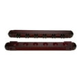 thumbnail image 4 of Estante para taco de billar Amonsee de madera color Vino tinto, 4 of 8